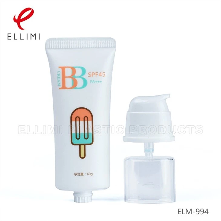 Airless Pump Tube Cosmetic Packaging