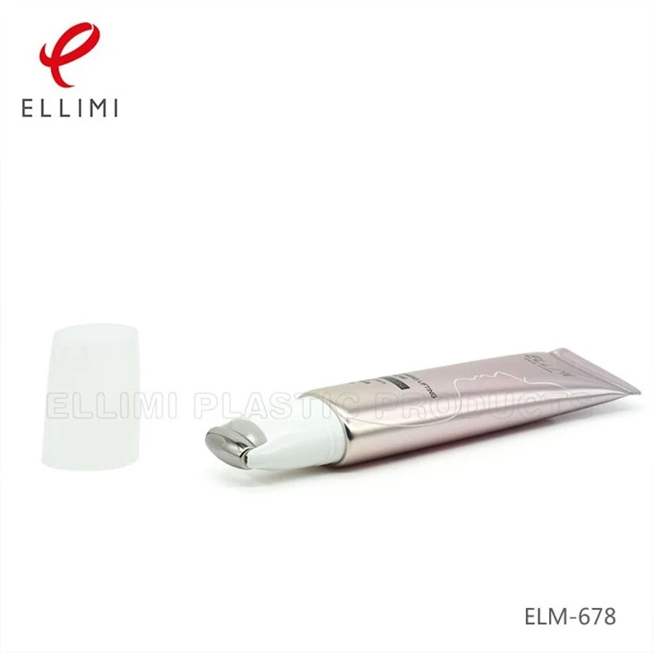 Aluminum Cosmetic Packaging With Stainless Steel Roller