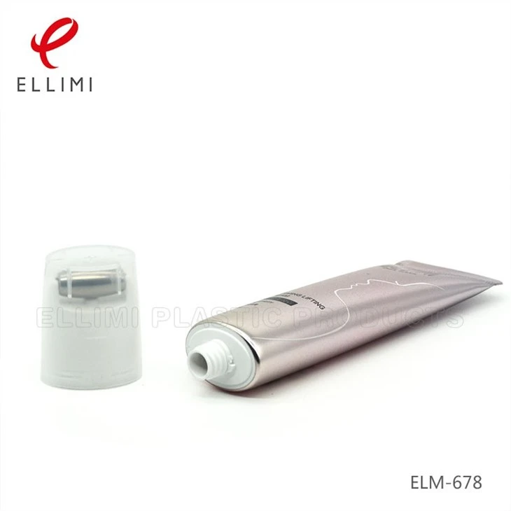 Aluminum Cosmetic Packaging With Stainless Steel Roller
