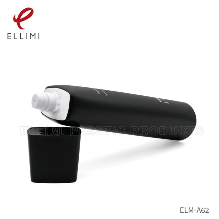 Black Cosmetic Plastic Tube