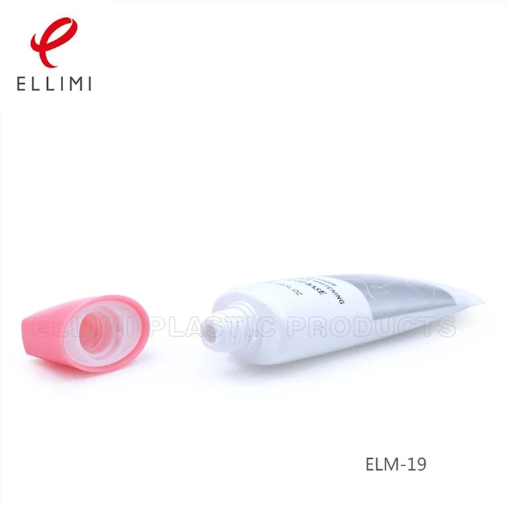 Cream Flat Oval Tube