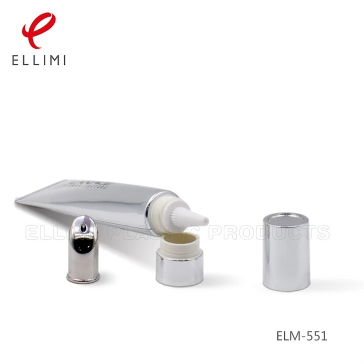 Empty Aluminum Plastic Eye Cream Tubes