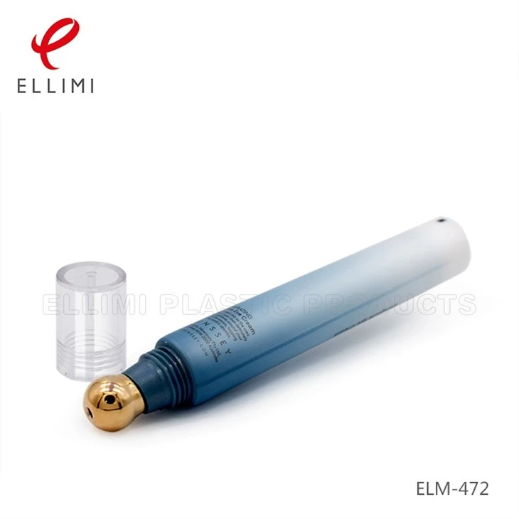 Eye Cream Tube With Zinc Alloy Massager