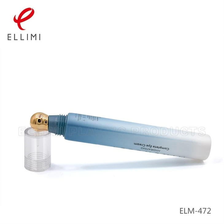 Eye Cream Tube With Zinc Alloy Massager