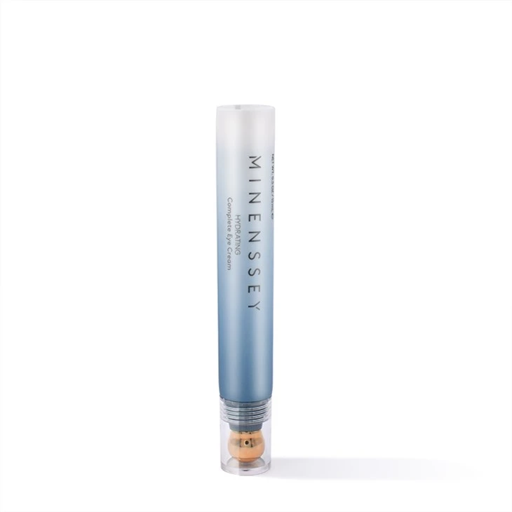 Eye Cream Tube With Zinc Alloy Massager