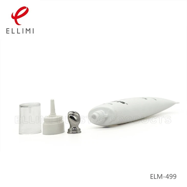 Flat Plastic Tubes With Massage Applicator