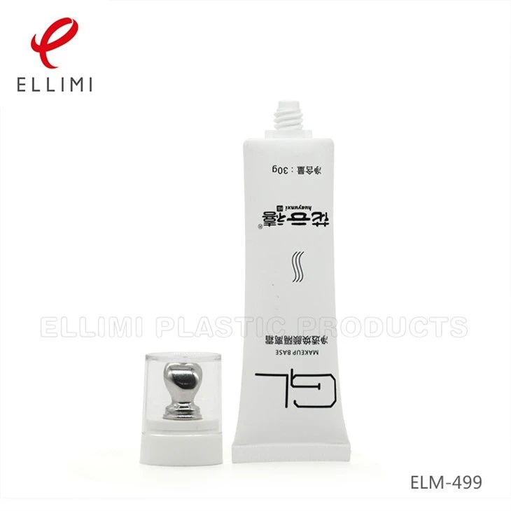 Flat Plastic Tubes With Massage Applicator