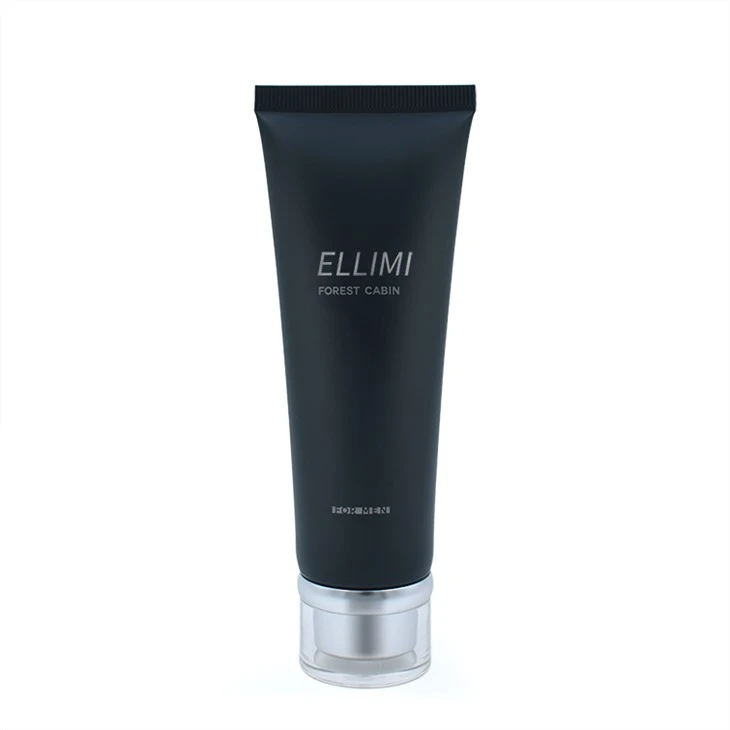 Matte Black Plastic Tube Packaging