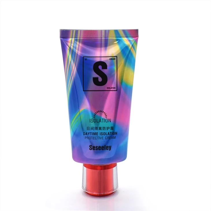 Oval Aluminum Plastic Tube With Cap