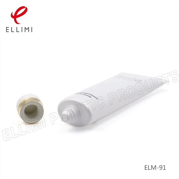 Oval Plastic Tube With Screw Cap