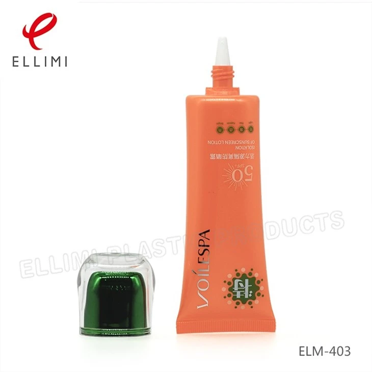 Oval Plastic Tubes With Acrylic Cap