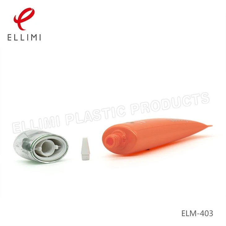 Oval Plastic Tubes With Acrylic Cap