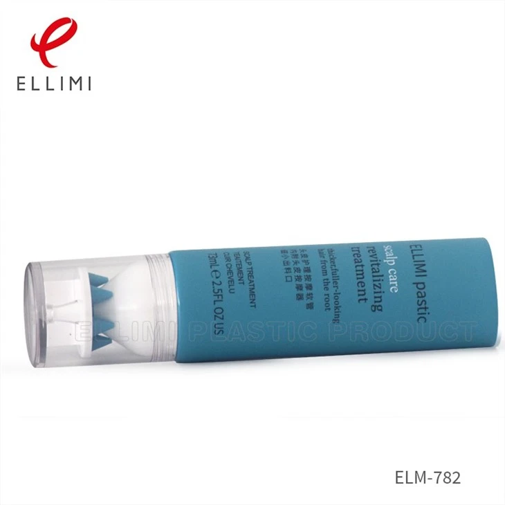 Silicone Comb For Head Massage Makeup Tubes