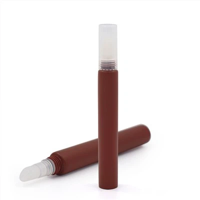 Cosmetic Plastic Tubes With Silicone Applicator