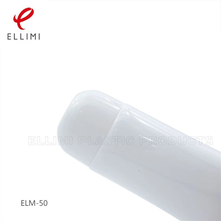 White Cosmetic Plastic Tube Packaging