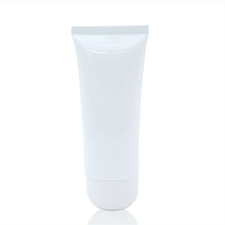 White Cosmetic Plastic Tube Packaging