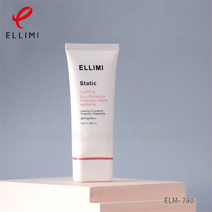 White Small Square Plastic Cosmetic Containers