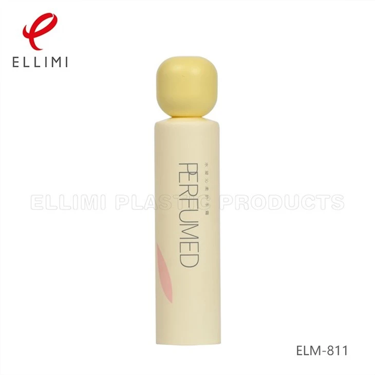 Yellow Makeup Packaging With Spherical Bakelite Lid