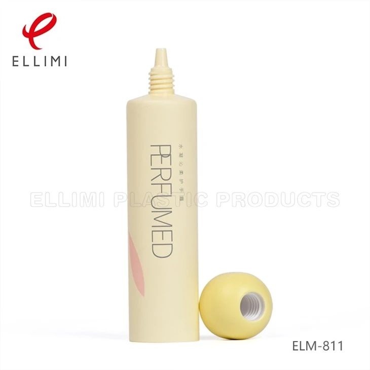 Yellow Makeup Packaging With Spherical Bakelite Lid