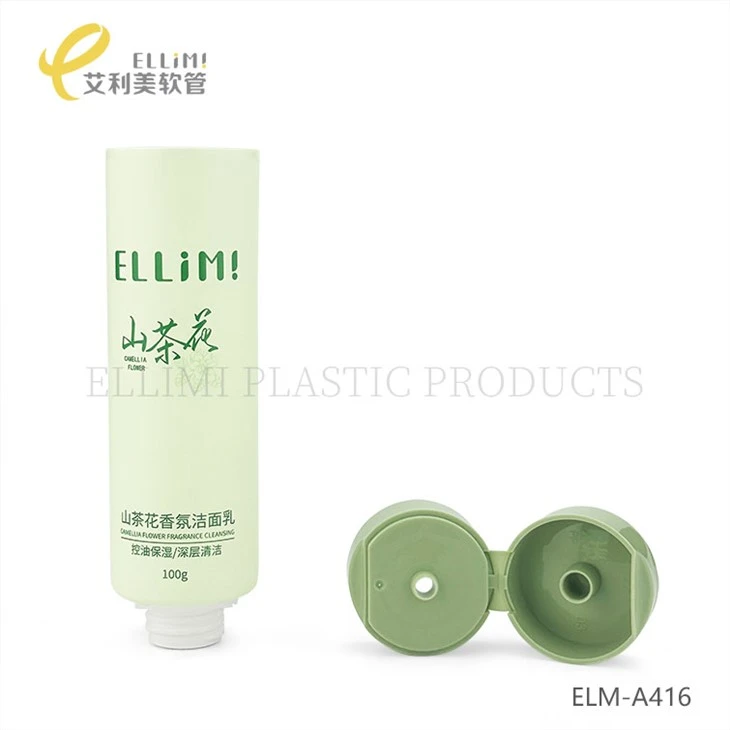 40mm Matte/High Gloss High Barrier Flip-Top Cap Tube For Facial Cleanser factory