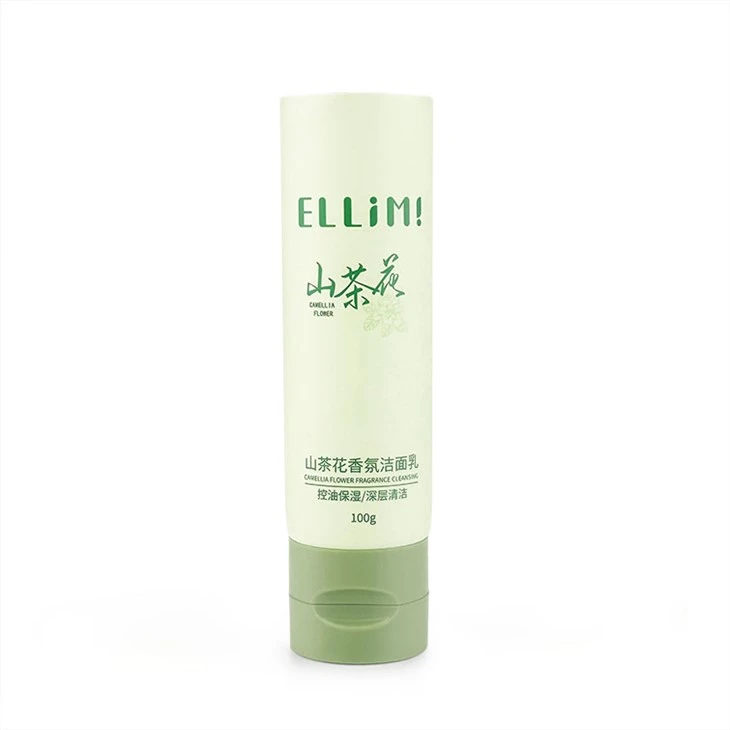 40mm Matte/High Gloss High Barrier Flip-Top Cap Tube For Facial Cleanser