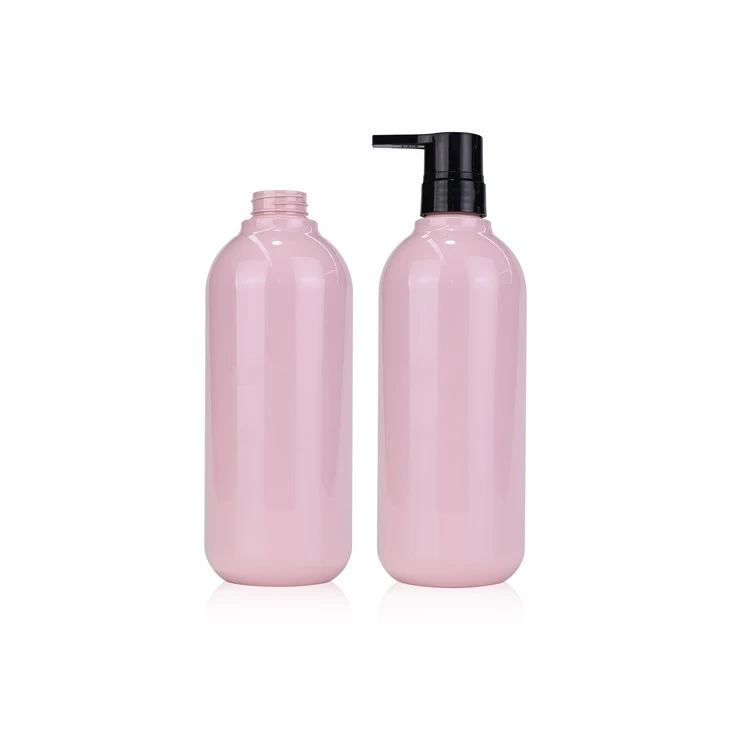1000ML PET Cylinder Shape Empty Cosmetic Bottle For Lotion Serum Skincare Cream