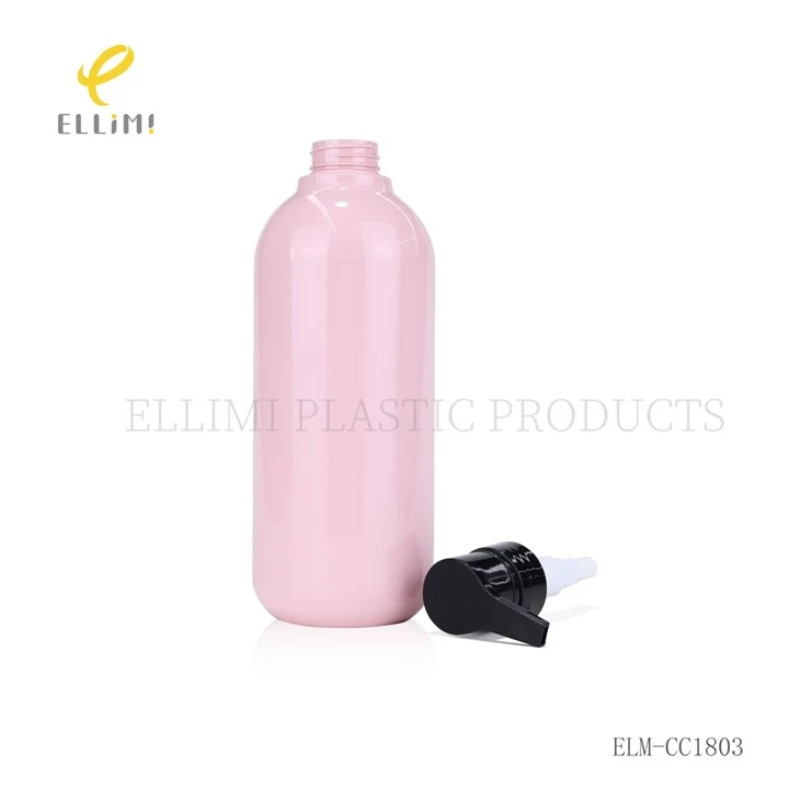 1000ML PET Cylinder Shape Empty Cosmetic Bottle For Lotion Serum Skincare Cream factory