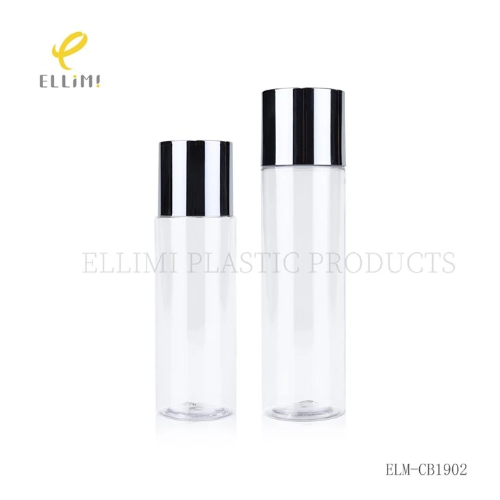 150ML 180ML PET Cylinder Shape Empty Cosmetic Bottle For Lotion Serum Skincare Cream high quality