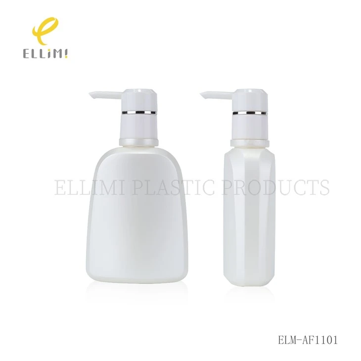 150ml White PE Plastic Lotion Pump Bottles With Silver Ring For Personal Care price