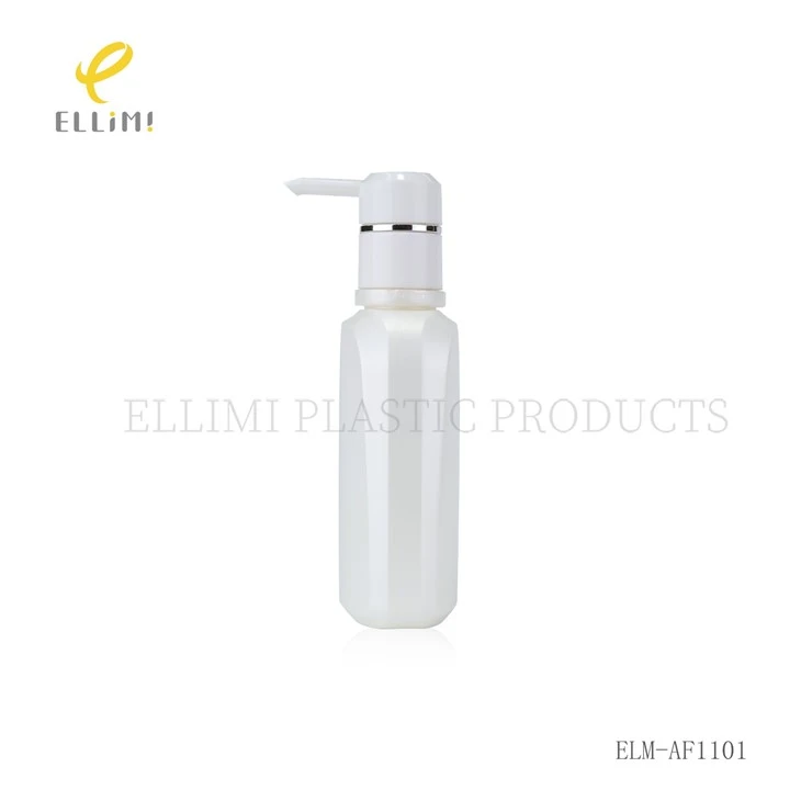 150ml White PE Plastic Lotion Pump Bottles With Silver Ring For Personal Care best