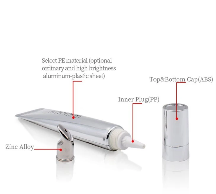 19 Standard Zinc Alloy Eye Cream Tube high quality