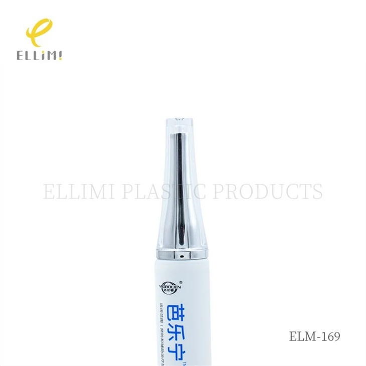 19mm Acrylic Long Flared Cap Cosmetic Tube For Serums suppliers