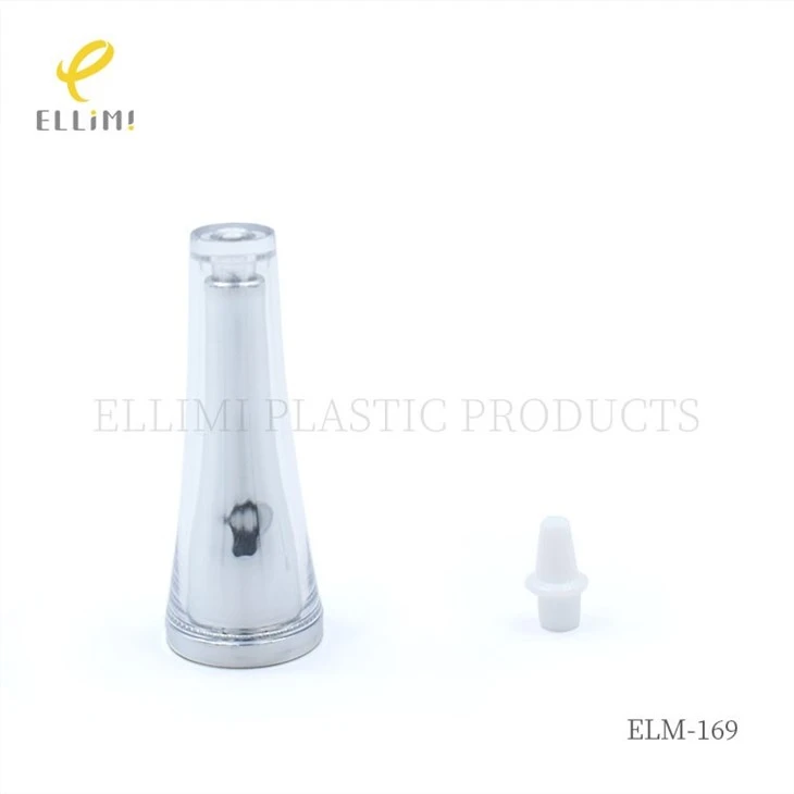 19mm Acrylic Long Flared Cap Cosmetic Tube For Serums factory