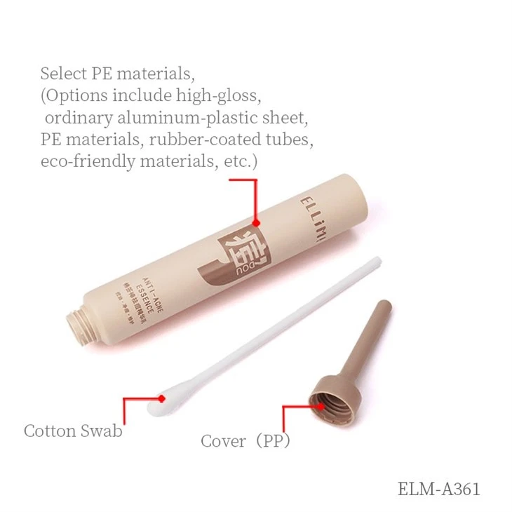 19mm Cotton Swab Cap Tube For Essence Repair Lotion And Skin Repair Lotion
