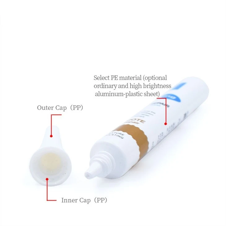 19mm Extra-Long Flared Cap Cosmetic Tube Cosmetic Tube Factory high quality