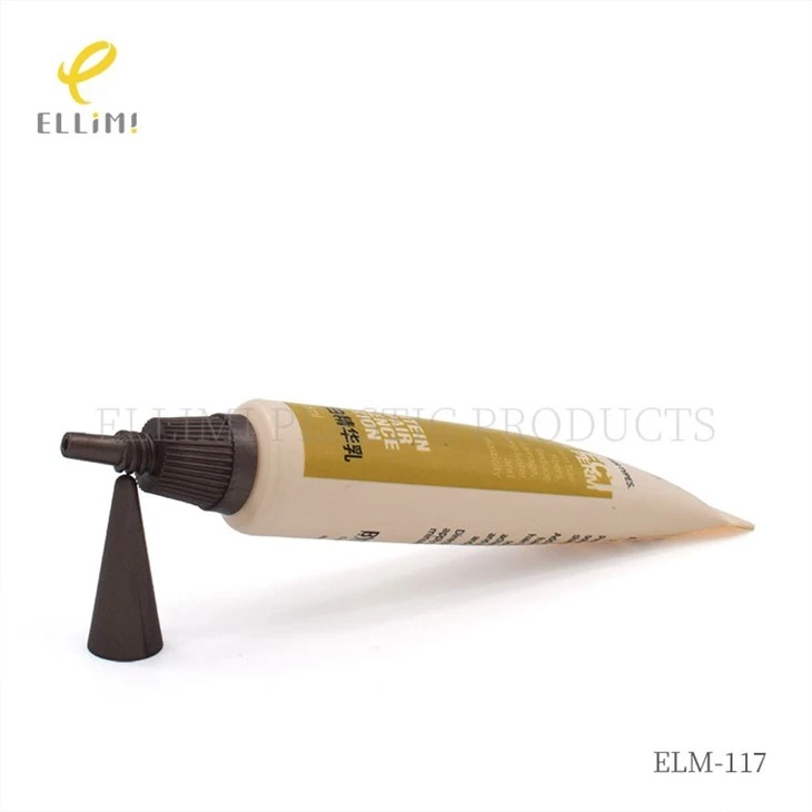 19mm Reverse Thread Double-Cap Cosmetic Tube For Eye Cream suppliers