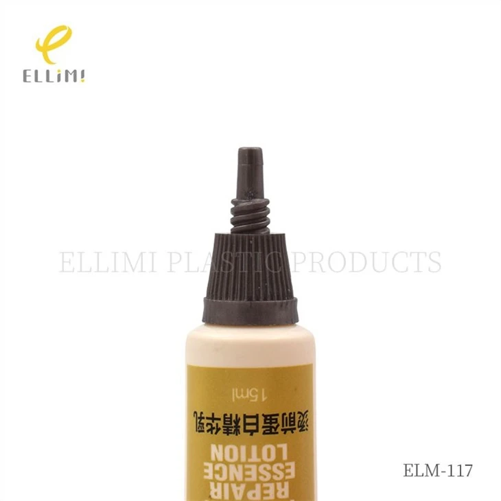 19mm Reverse Thread Double-Cap Cosmetic Tube For Eye Cream factory