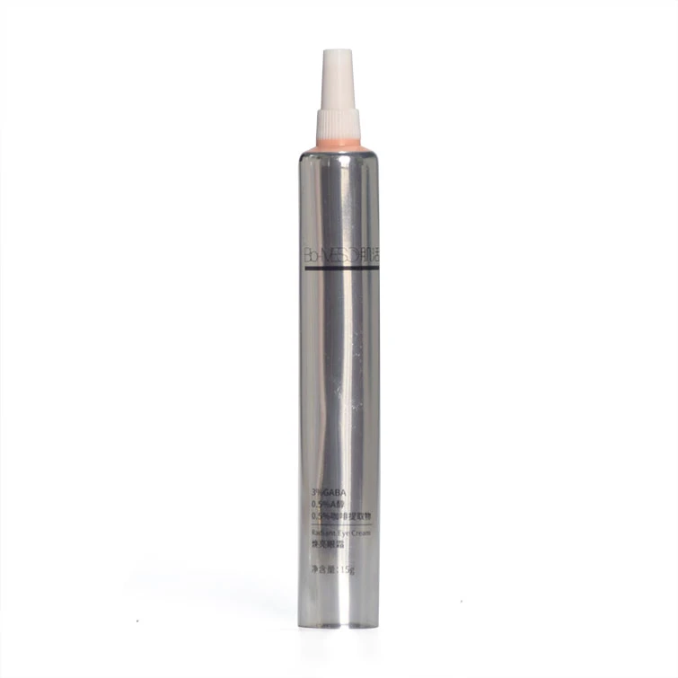 19mm Striped Long Tapered Nozzle Cap Cosmetic Tube