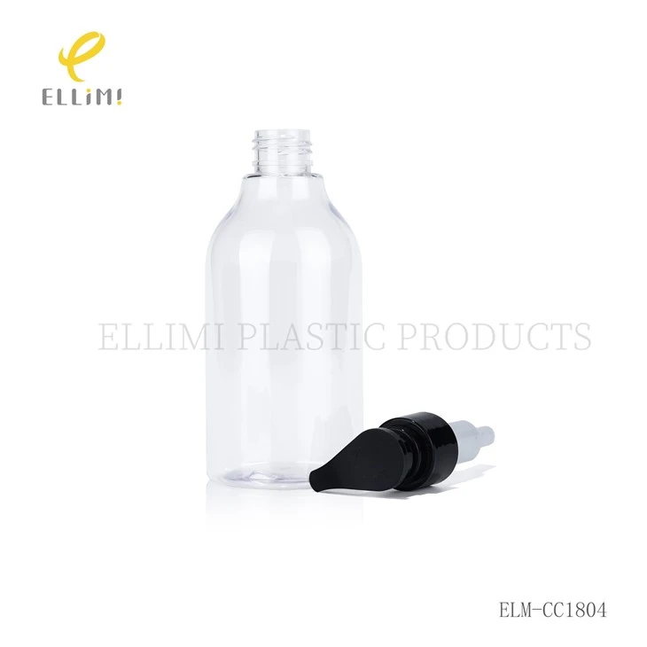 250ML PET Cylinder Shape Empty Cosmetic Bottle For Lotion Serum Skincare Cream best