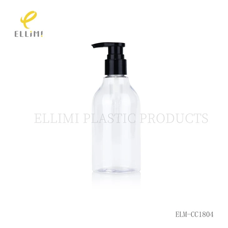 250ML PET Cylinder Shape Empty Cosmetic Bottle For Lotion Serum Skincare Cream factory