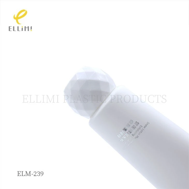 30mm Acrylic Sphere Cap Soft Cosmetic Tubes For Facial Cleanser factory