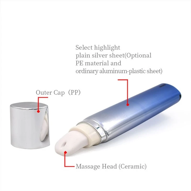 30mm Flat Ceramic Massage Head Combination Cap Tube high quality