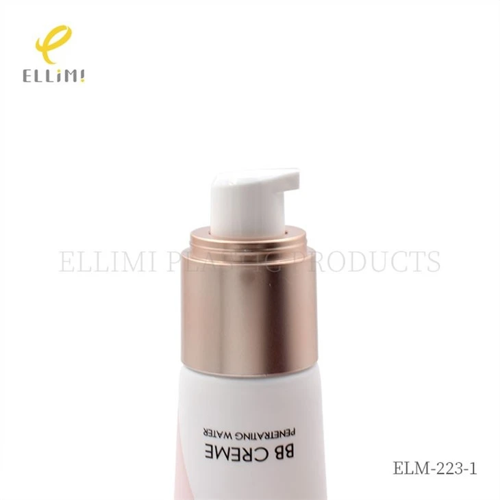 30mm Long-Side Flangeless Pump Cosmetic Tube For BB Cream suppliers