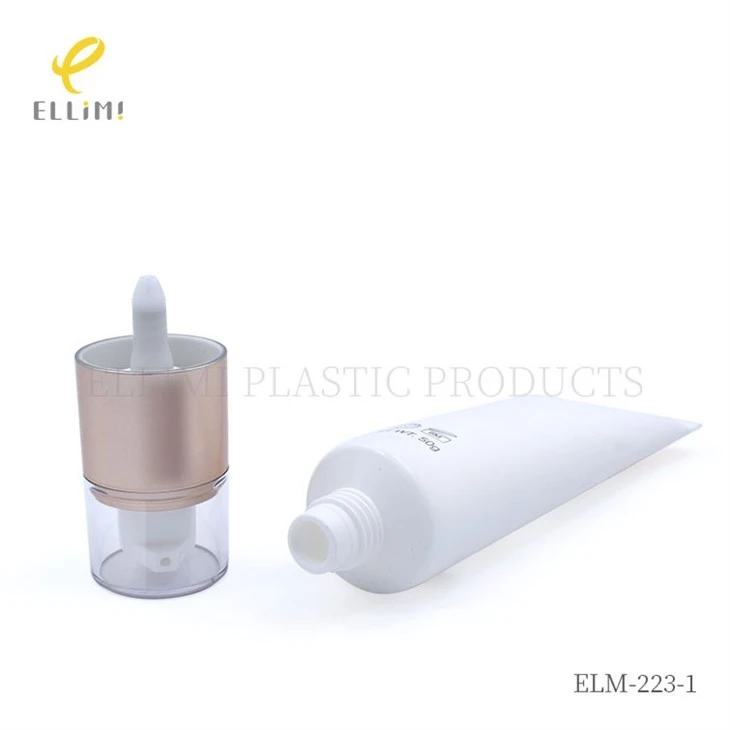 30mm Long-Side Flangeless Pump Cosmetic Tube For BB Cream factory