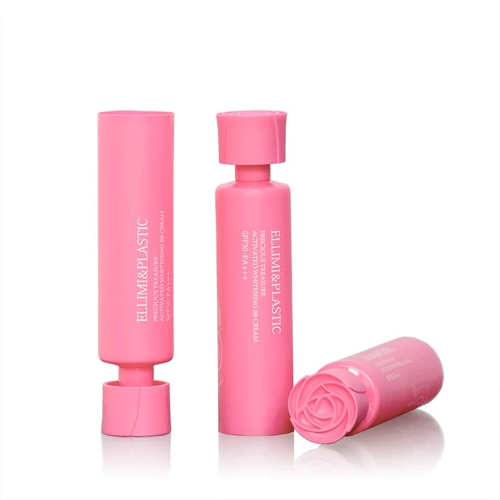 30mm Rose-Shaped Cap Cosmetic Tube
