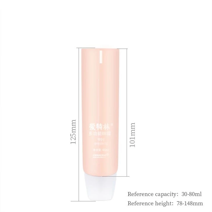 30mm Square-Round Cap Cosmetic Tube For Aloe Vera Gel suppliers