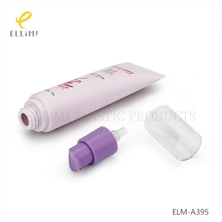 30mm Threaded Flanged Pump Head For Flexible Tube For Face Cream best