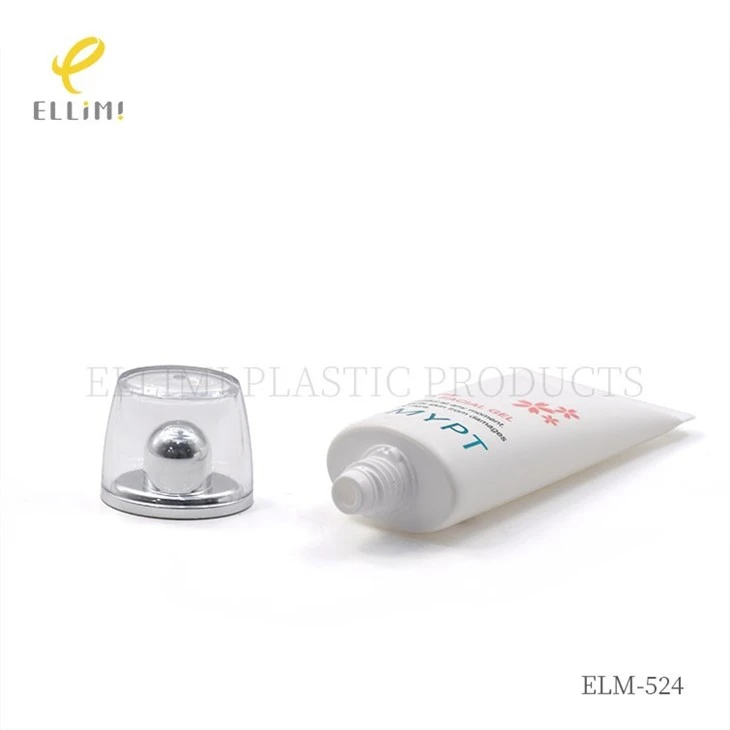 35 Acrylic Curved Flat Cap Tube For Face Wash Sunscreen And Isolation Creams suppliers