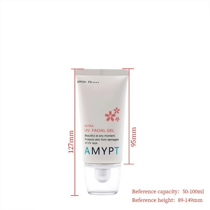 35 Acrylic Curved Flat Cap Tube For Face Wash Sunscreen And Isolation Creams price