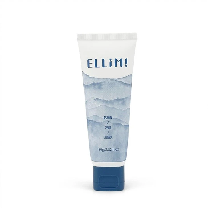 35-spec Low-profile Square Flip-top Lid Flexible Tube For Facial Cleanser